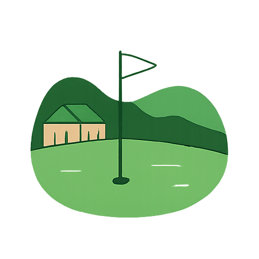 Golf course locations illustration